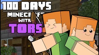 100 Days  Minecraft with Tors [upl. by Eisinger]