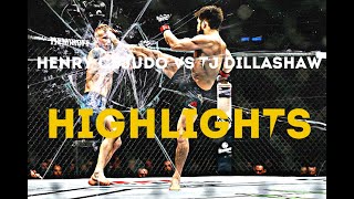 Henry Cejudo vs TJ Dillashaw FIGHT HIGHLIGHTS [upl. by Llirrehs]