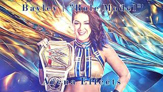 WWE Bayley New Theme Arena Effects  quotRole Modelquot [upl. by Rusert311]