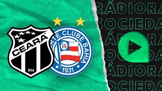 Ceará x Bahia  Copa do Nordeste  2024  Rádio Sociedade [upl. by Louisette]