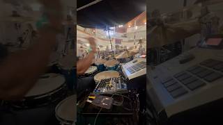 drumpov Playing a James Cleveland classic church shortsvideo drummer [upl. by Herwig]