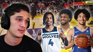 Reacting to Rookies NBA Debuts [upl. by Ntsud]