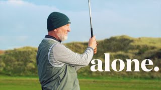 Solo golf  Cinematic amp peaceful round on a UK classic links [upl. by Bean398]