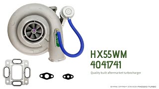 4041741 Turbocharger HX55WM 4955375 For Cummins Marine Pegasus QSL ISB QSB 89L Engine [upl. by Muriel112]