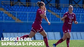 Los goles del Saprissa FF 51 Pococí [upl. by Mayes358]