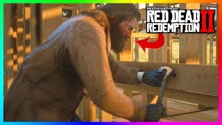 Arthur Morgan Helps Build A House During This SECRET Mission In Red Dead Redemption 2 RDR2 [upl. by Orpha]