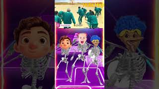 Squid Game Vs Skeleton Luca Vs Skeleton Roma Vs Skeleton D Billion viral song coffindance [upl. by Auhoj]