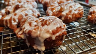 How to make Old School Apple Fritters  Apple Fritter Recipe [upl. by Voorhis]