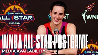 Caitlin Clark WNBA AllStar Postgame Media Availability  July 20 2024 [upl. by Leynad279]