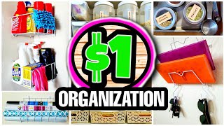 35 Dollar Store Organization Hacks amp Ideas REAL LIFE HACK IDEAS you will actually use [upl. by Atikir]