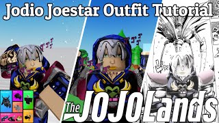 The JojoLands Jodio Joestar Outfit Tutorial ROBLOX Catalog Avatar Creator [upl. by Marceau]