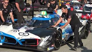 BMW LMDh GTP Start Up and On Track Testing at Daytona [upl. by Cardon]