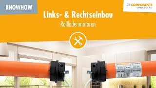 Rolladenmotor Links und Rechtseinbau 3TMOTORS [upl. by Mensch]