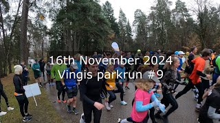 Vingis parkrun 9  November 16th 2024 fast [upl. by Ajroj]