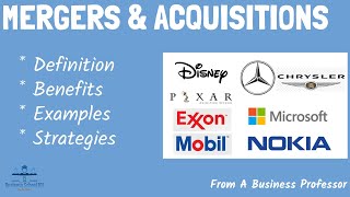 Mergers and Acquisitions With RealWorld Examples  From A Business Professor [upl. by Conner]