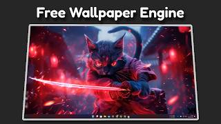 New Free and Open source Live Wallpaper Engine for Windows PC [upl. by Domel]