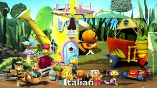 Fifi and the Flowertots Opening Multilanguage Comparison [upl. by Jeanette]