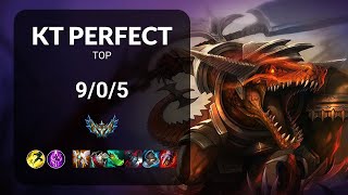 KT PerfecT Renekton vs Jax TOP  KR CHALLENGER Patch 1417 [upl. by Irbua]