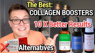 HOW TO BOOST COLLAGEN IN SKIN  Alternatives To Tretinoin [upl. by Silloc]