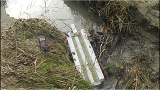 Archimedes Screw Water Turbine  Stream Test [upl. by Bullock183]