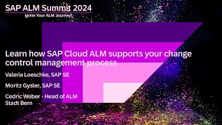 Learn how SAP Cloud ALM supports your change control management process [upl. by Ater329]