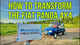 How to Transform The Fiat Panda 4x4  Installing A Mechanical Coupler [upl. by Ahsoyek]