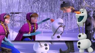 Frozen  Anna And Kristoff Meet Olaf Finnish HD [upl. by Emil]