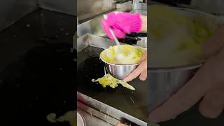 Omelet Pancake  Taiwanese Street Food shorts [upl. by Silvano]