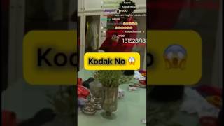 Kodak No 😱 kaicenatstream kodakblack subathon omg nodiddy [upl. by Noruq762]