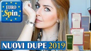 NUOVI profumi DUPE EUROSPIN 2019 recensione delle fragranze uomo donna in Fior di Magnolia e Nisshe [upl. by Germana587]