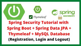 Spring Security Tutorial  Full Course  Spring Boot Login and Registration with MySQL Database [upl. by Harding]