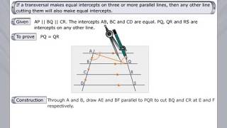 Intercept Theorem  Converse  Proof  Example [upl. by Xad318]