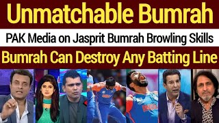 Pak Media Reaction on Jasprit Bumrah bowling skills Pak Media on India vs Bangladesh Series [upl. by Fullerton]