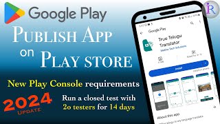 How to publish app in Google Play Store  2024 update [upl. by Corrinne396]