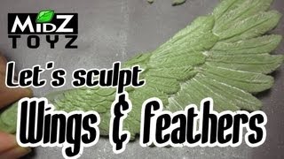 Lets sculpt something Wings amp feathers [upl. by Kataway]