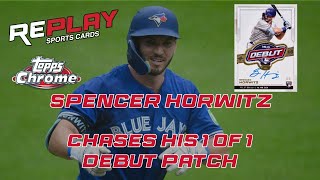 Spencer Horwitz Chases His 11 Debut Patch Auto [upl. by Euell282]