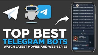 Top Best Telegram Bots 2024  Movies WebSeries amp productivity Bot [upl. by Dyolf]