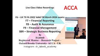 ACCA F7 Financial Reporting Chapter 18 Consolidation of Financial Statements [upl. by Einnaf90]