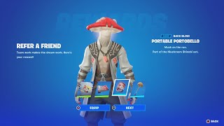 Fortnite FREE Bundle Available NOW BEST ReferAFriend Skin amp Bundle So Far [upl. by Borras358]