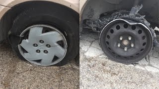 What Happens if you Drive on a Flat Tire [upl. by Gennaro565]