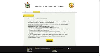 How To Book An Appointment For Passport And Or Birth certificate Application Zimbabwe Embassy SA [upl. by Cynthia]