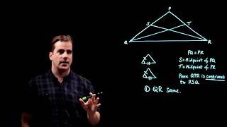 Congruent Triangles  GCSE 91 Maths Specimen Paper [upl. by Denae]