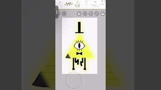 I’m bill ciphering bill gravityfalls drawing digitalart billcipher trend [upl. by Enyrehtac]