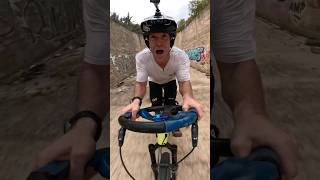 STEERING WHEEL BIKE vs DAM FULL SPEED 🤯 [upl. by Nomrah653]