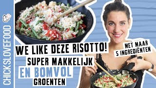 VEGETARISCHE RISOTTO MET PAPRIKA EN BOONTJES  CHICKSLOVEFOOD [upl. by Azeel]