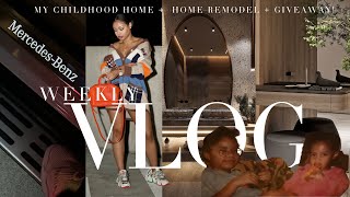 WEEKLY VLOG My Whip 😭  Meet My Mom  My Childhood Home  Starting My Closet  Surprise [upl. by Gnuhc]