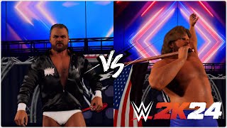 WWE 2K24 SIMULATION ARN ANDERSON VS HACKSAW JIM DUGGAN  Ambulance Match [upl. by Frost]