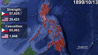 The Philippine Wars 18961902 using Google Earth [upl. by Tades]