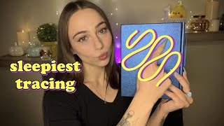 ASMR Tracing ✎💕 The Sleepiest Word Tracing Video Ever ✎💕 layered whispers echoes☁️ [upl. by Nnilsia]