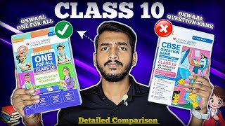 Oswaal Question Bank vs Oswaal One For All Class 10  Comparison  Which is Better [upl. by Naitsirhc612]